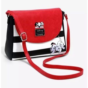 Loungefly Disney 101 Dalmatians Stripe Crossbody Bag